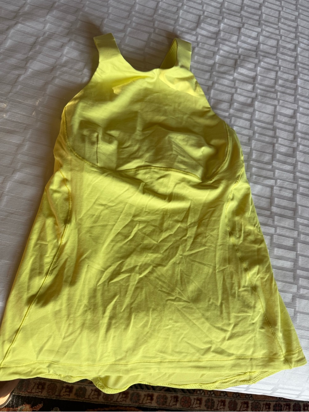 Women’s Neon Yellow Performance Tank Top